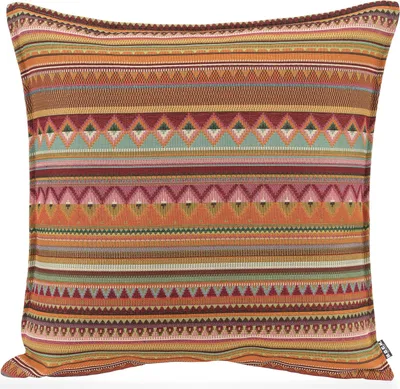 Produktbild von H.O.C.K. Berto Outdoor Kissen mit Biese 60x60cm col. 1 terra multi sun boho