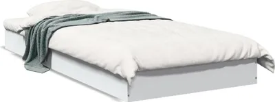 Immagine prodotto di vidaXL Struttura per letto bianca 90x200 cm in materiale ligneo