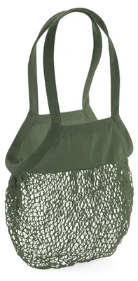 Produktbild von Westford Mill - Einkaufsnetz, Baumwolle FK1692 (Einheitsgröße) (Olivgrün)