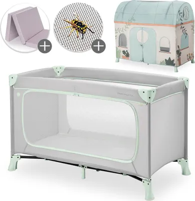 Produktbild von Hauck Reisebett Set Dream N Play Plus inkl. Spielzelt,