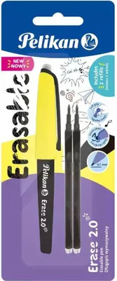 Obrázek produktu pro Pelikan Długopis żelowy Erase 2.0 czarny 0.7 mm wymazywalny
