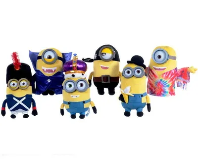 Image de Minions - Minion d'époque 22 cm en peluche