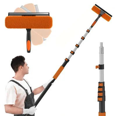 Obrázok produktu pre Solidchoice – Profesionálny teleskopický čistič okien s nastaviteľnou tyčou