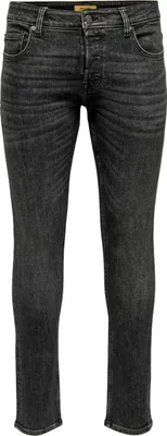 Produktbild von ONLY & SONS Slim Fit Jeans Basic Denim Hose ONSLOOM Stretch Tapered Trousers Größe: 34W / 34L