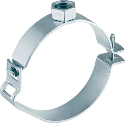 Produktbild von Geberit Fixpunktschelle G3/4 x d160mm verzinkt mit Muffe 369842, 1 Stk.