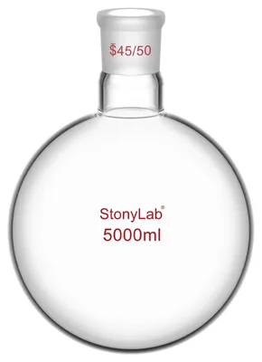 Rundkolben 5 L, Borosilikatglas, 45/50 NS, 5000 ml