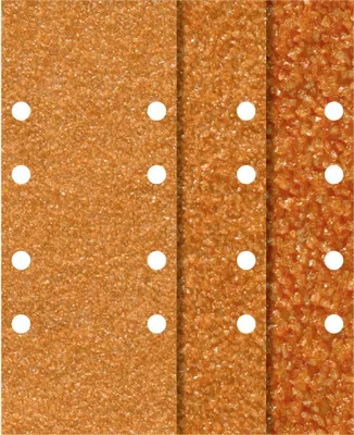 Produktbild von Wolfcraft Schleifstreifen Korund K40 K80 K120 93 x 230 mm 25 Stück