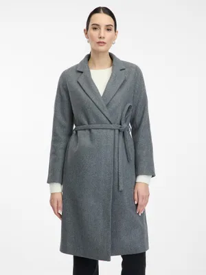 Produktbild von Orsay Damenmantel aus 100 % Polyester, Grau, Größe 40