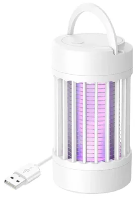 Immagine prodotto di Verk 24544 Lampada UV senza fili da appendere contro zanzare e altri insetti, bianca