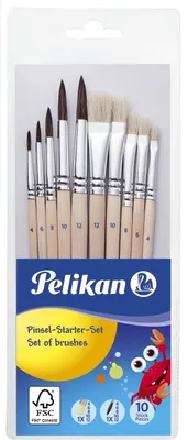 Produktbild von Pelikan® 700405 Zestaw startowy pędzli Pi10/SB, różny