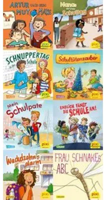 Produktbild von Pixi-8er-Set 304: In die Schule mit Pixi (8x1 Exemplar)