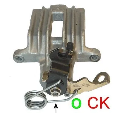 Produktbild von TEXTAR Bremssattel Hinten Links für VW PASSAT Variant (3B6) Ø38mm Grau 38044500