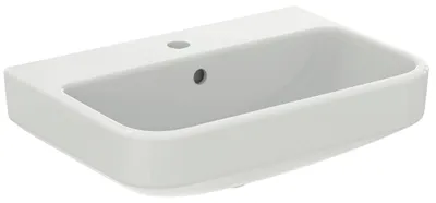 Zdjęcie produktu dla Ideal Standard i.Life S - Umywalka 550x370 mm, z przelewem, z otworem na baterię, biała T458401