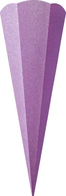 Produktbild von Schultüten-Rohling "Glitter", 68 cm Violett