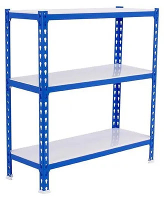 Image de Etagère Légère Sans Vis Simonclick Superplus 3/400 900 Bleu/blanc Bleu/blanc 900x1100x400 - Simonrack