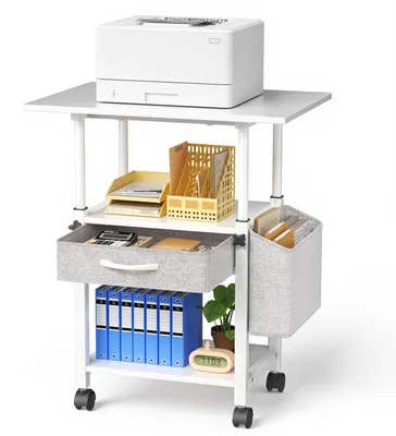 Immagine prodotto di Solidchoice - Tavolo per stampante con ruote e 3 ripiani