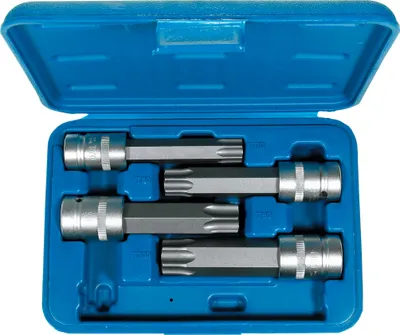 Produktbild von Schraubendreher Satz TORX T-PROFIL 4 tgl. 1/2 T70 - T80 T90 T100, 1/2-Antrieb