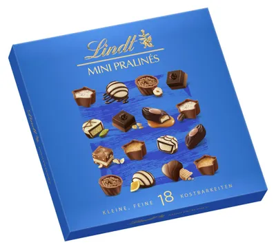 Zdjęcie produktu dla Lindt Mini Pralinés – wyselekcjonowana kolekcja małych pralinek, 90g