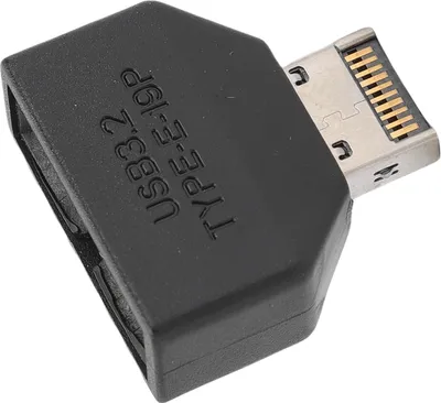 Zdjęcie produktu dla Złącze USB 3.2 typu E na panelu przednim do 19-stykowego rozszerzenia płyty głównej 10 Gb/s Plug and Play