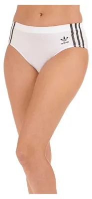 Produktbild von Adidas - Slips für Damen, Baumwollmischung, Anliegende Passform GT14552 (38 DE) (Weiß)