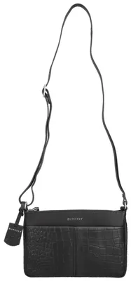 Produktbild von BURKELY Elegante Leder Tasche mit Schulterriemen, geräumigem Hauptfach & 2 Reißverschlussfächern