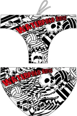 Produktbild von Turbo Waterpolo Junior Badeslip Weiß 7-8 Years Jungen Weiß 7-8 Years