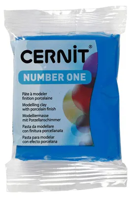 Image de Cernit Pâte à modeler bleue, 56 grammes