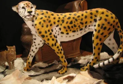 Immagine prodotto di Sculture decorative viventi Statue astratte di design leopardiano Figurine Figura Decorazione