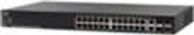 Produktbild von Cisco SG550X-24P-K9, Managed, L3, Gigabit Ethernet (10/100/1000), Power over Ethernet (PoE), Rack-Einbau, 1U