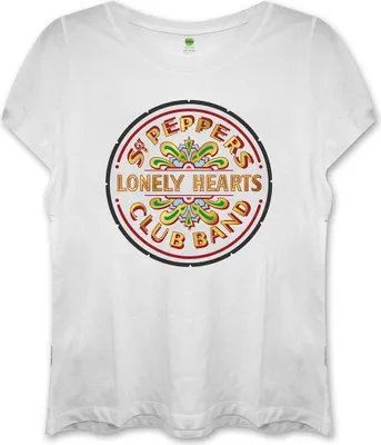 Produktbild von The Beatles - T-Shirt für Damen RO174 (M) (Weiß)