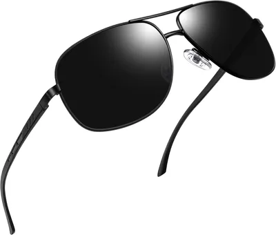 Zdjęcie produktu dla Okulary pilotki polaryzacyjne, vintage klasyczne, UV400 ochrona, do codziennego użytku