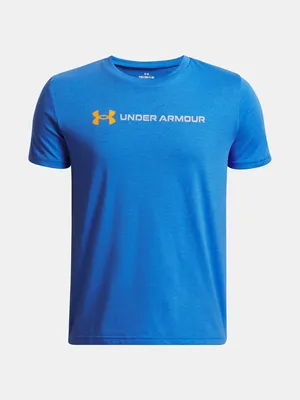 Obrázok produktu pre Under Armour Ua B Logo Wordmark Ss - blue atlantis, Veľkosť:S