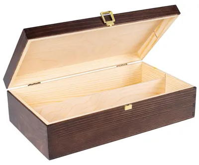 Productafbeelding van Creative Deco Bruine Wijn Houten Kist, 35 x 20 x 10 cm