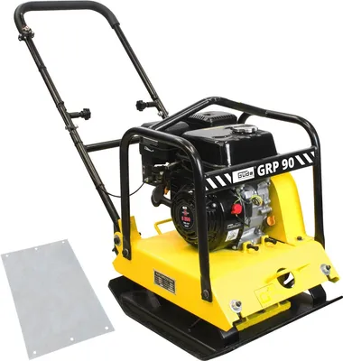 Produktbild von GÜDE GRP 90 Rüttelplatte Verdichter Rüttler Fahrwerk PolyurethanPlatte 94kg 16kN