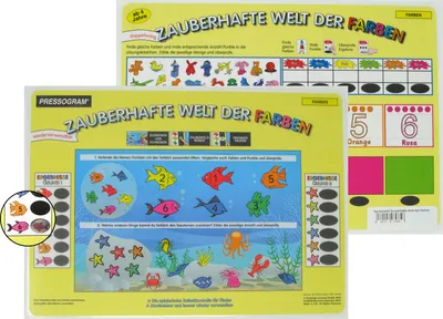 Produktbild von PRESSOGRAM Zaubertafel - Welt der Farben