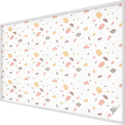 Obrázek produktu pro Vitrážová fólie na okno - 146x200 cm - vitrážový vzor - neprůhledná dekorativní fólie na ochranu soukromí - samolepicí, UV ochrana - abstraktní teraco