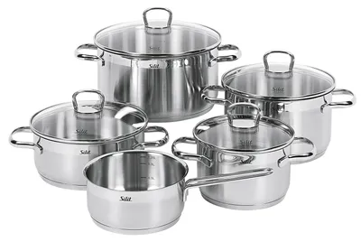 Produktbild von Silit Toskana Topfset 5-teilig Silber
