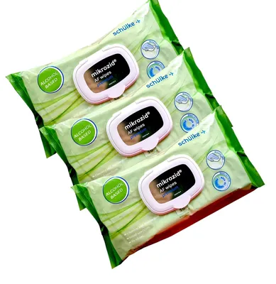 Produktbild von 3x Mikrozid AF Wipes Premium - Definfektionstücher  3x 50 Stück
