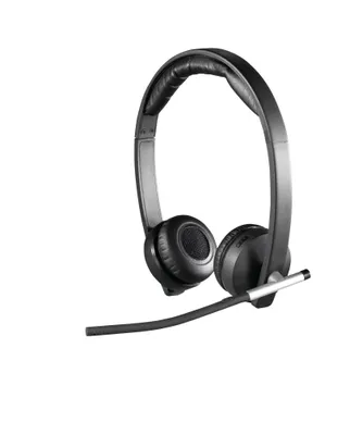 Produktbild von Logitech Wireless Headset Dual H820e, Kabellos, Büro/Callcenter, 150 - 7000 Hz, 128 g, Kopfhörer, Schwarz