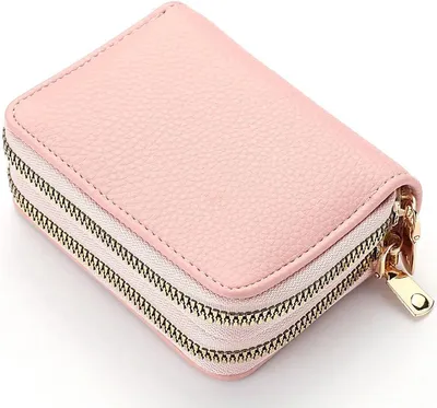 Immagine prodotto di Portafoglio da donna Jumada – in pelle – ecopelle – rosa chiaro – porta carte – carte di credito – portafoglio