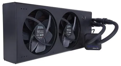 Produktbild von Alphacool 11594, All-in-One-Flüssigkeitskühler, 2100 RPM, 4350 RPM, Schwarz
