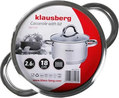 Immagine prodotto di Klausberg Kb-7123 18Cm 2,6L Cook Con Coperchio