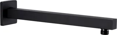 Immagine prodotto di Braccio doccia Quadrato acciaio inox 201 Nero 30 cm
