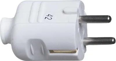 Produktbild von Schutzkontakt-Stecker McPower, weiß