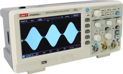 Zdjęcie produktu dla Oscyloskop UNI-T, UTD2052CL+, 2 kanały, 50 MHz