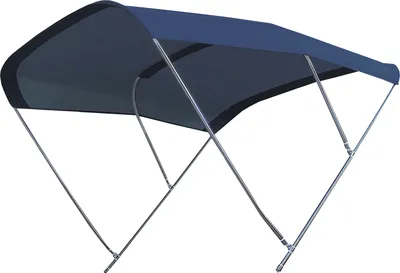 Image de Allpa Taud de soleil modèle 'Biminox', Bleu, 230x230x145cm, baleines Niro