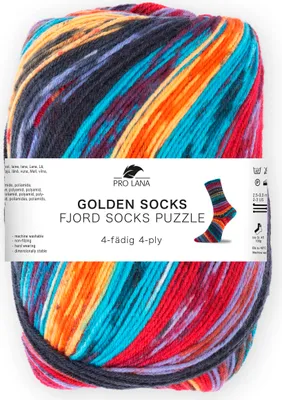 Produktbild von Pro Lana FJORD SOCKS PUZZLE 100 g Stricken zu einem Abenteuer der Formen und Farben 80