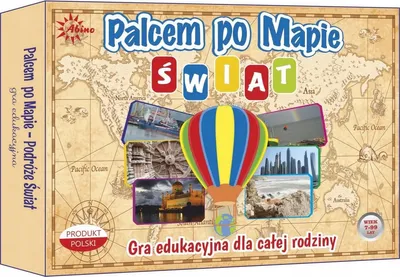 Obrázek produktu pro Prstem na mapě Světová hra ABINO