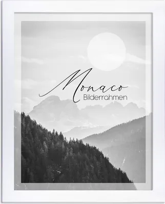A black and white landscape photo with text overlay, framed by a white border.