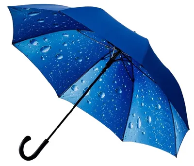 Produktbild von golfschirm Tropfen 120 cm Polyester blau